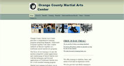 Desktop Screenshot of ocmartialartscenter.com